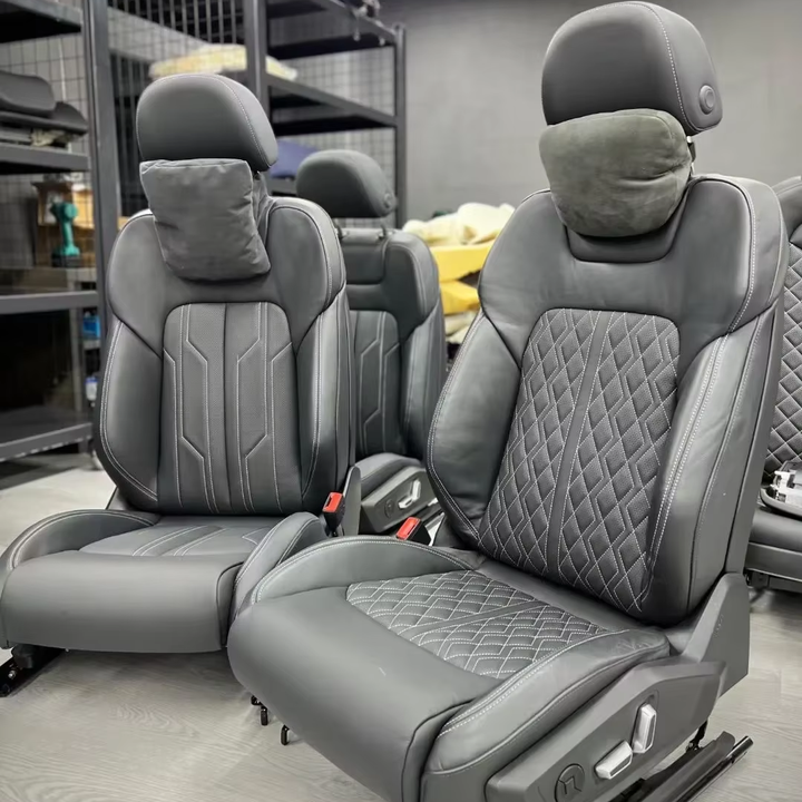 Source Factory for Audi Full Set Leather Seat Cover Cowhide Car Seat Cover for Audi A4 A6 A7 A8