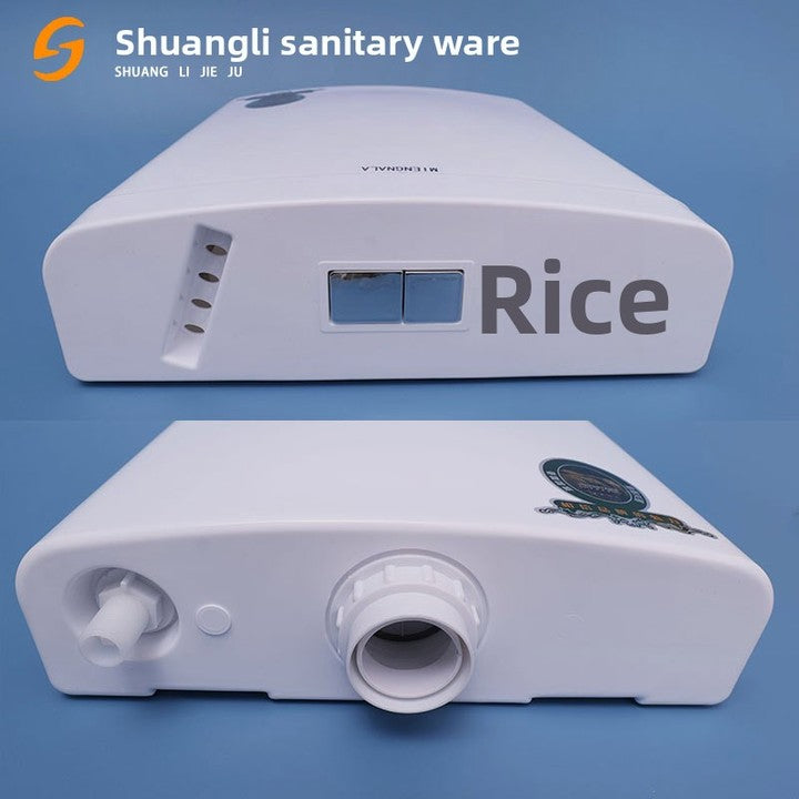 Modern Minimalism Polypropylene Hand-pressed High Pressure Wall Hanging Squatting Toilet Flush Water Tank