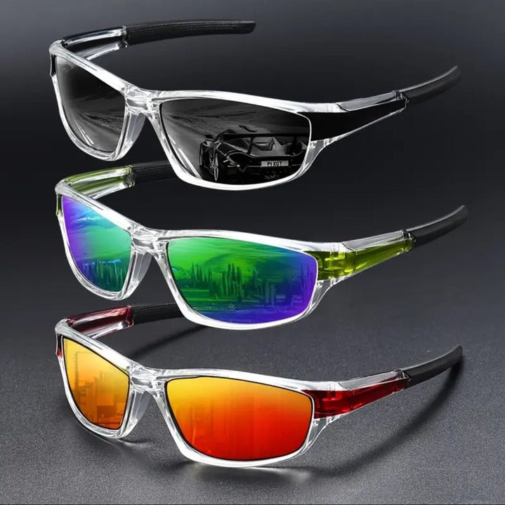 High Quality Custom logo Outdoor Sport Unisex Uv400 Lens Mirror Sports Glasses for Men