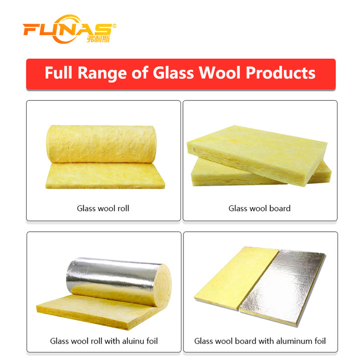 Reflective Aluminum Foil Glass Wool Roll for Heat Reflection Applications Glass Wool Roll with Aluminum Foil