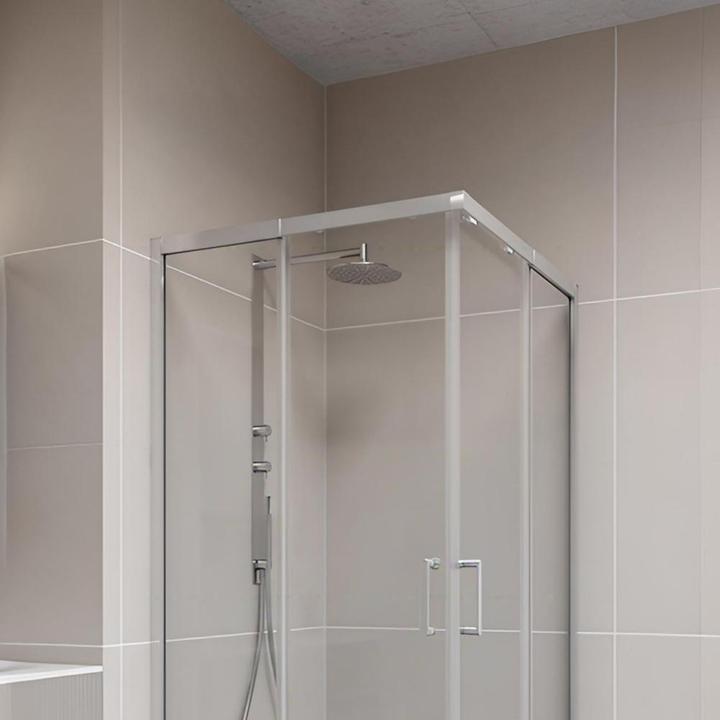 High Quality Aluminum Alloy Square Shower Enclosure & Cabin with Modern Design 2-Year Warranty for Residential Use