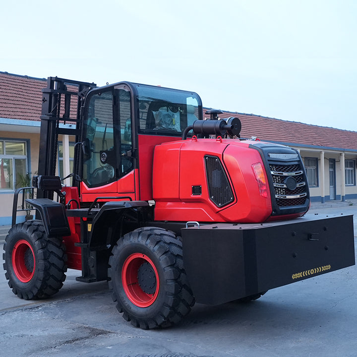 SDYD 4x4 Wheel Drive CE EPA Euro 5 Diesel Forklift 6 Ton off Road 2 Year Warranty