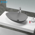 2020 new gray bathroom sink with no faucet hole above counter basin for modern design