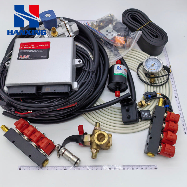LPG/CNG Vehicle Oil-to-Gas Conversion AEB2568 Eight-Cylinder Natural Gas Kit Gas Vehicle Accessories Standard Fitment
