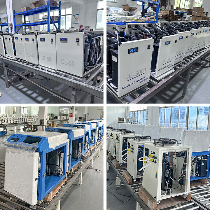Fiber Laser Water Chiller JLFL-1000 for 1000W Fiber Laser Cutting Welding Machine Recirculating Cooling System