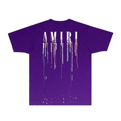 Amiry NEW Mens Womens Designer T shirts Printed Fashion man T-shirt Top Quality Cotton Casual Tees Short Sleeve Luxury Hip Hop