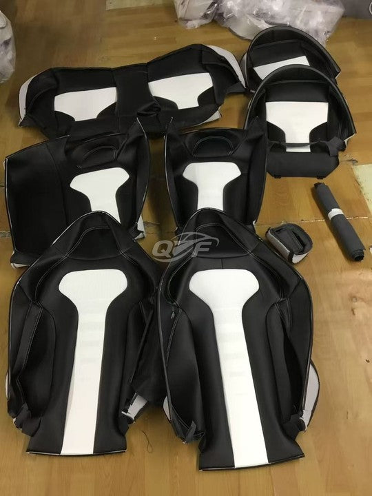 Car Interior Accessories Sport Racing Bucket Seats Customize Leather Cover and Sponge Seat for BMW F30 F80 F82 M3 M4 M5 Upgrade