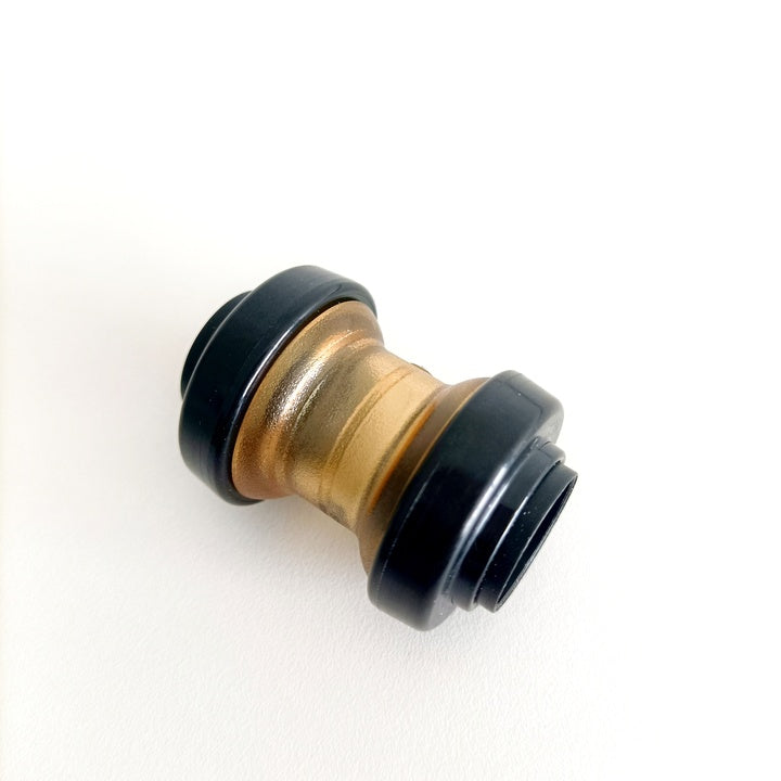 Pushfit Coupling 1/2"x1/2" Push to Connect Plumbing Fittings PPSU Push-fit Fittings for PEX Copper CPVC PE-RT Pipes