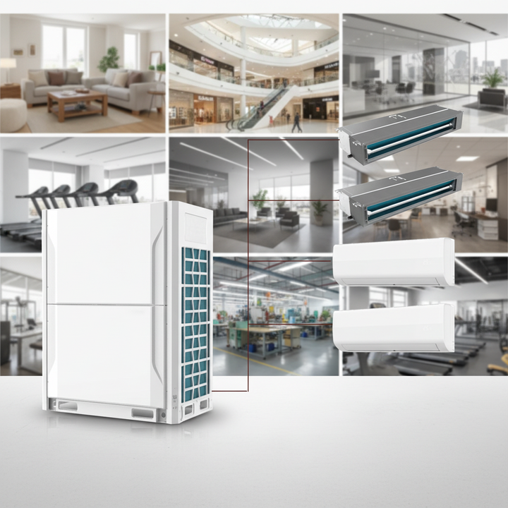 VRF/VRV Multi-Connected Air Conditioning System with DC Fan Motors Hitachi Compressor DUCT Mounting