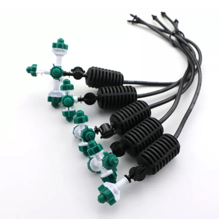 Manufacturer Price Wholesale Water Sprinkler System 360 POM Rotating Sprinkler Mist Nozzle Kit