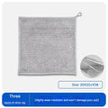 Kitchen Powerful Cleaning Silver Wire Dishwashing Rags Metal Wire Dishcloth Cleaning Cloth