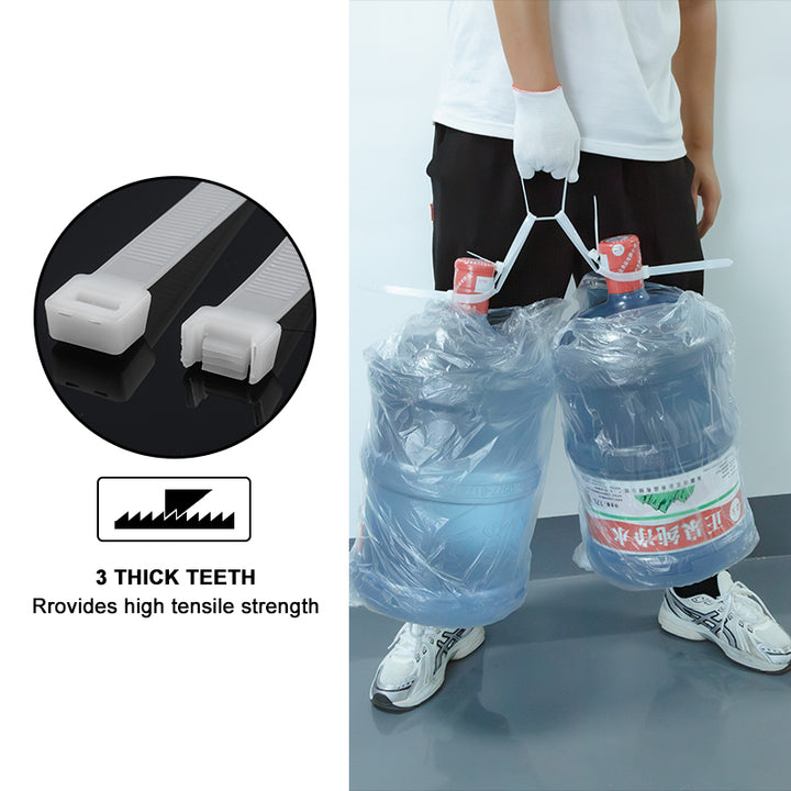 Self-Locking Nylon Cable Ties for Electrical & Industrial Use Various Lengths (100-550mm) Multiple Widths (2.5-12mm)