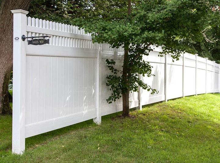Cheap Garden Privacy Panels 8ft Outdoor 6 Feet Hight PVC Fence UV Resistant White PVC Plastic Vinyl Picket Fence Panels for Sale