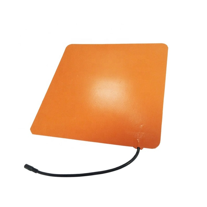 300x300mm 12V 55W Battery Pack Silicone Heating Pad for Pizza Bag