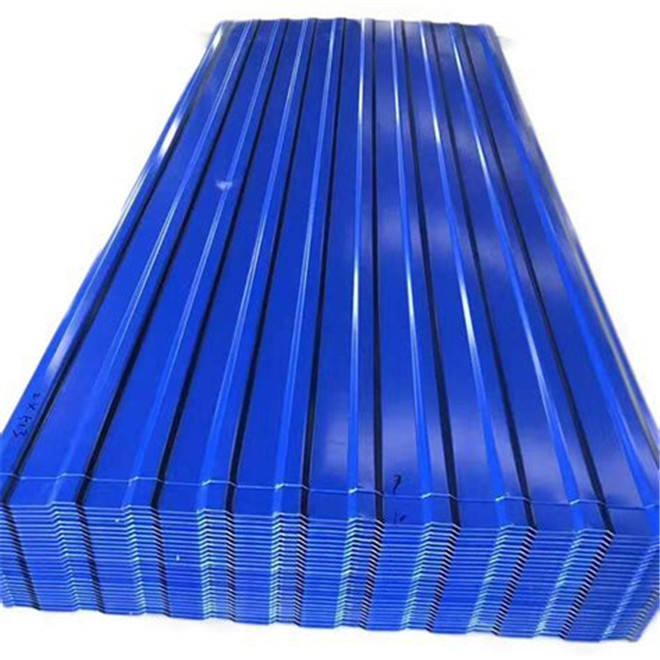 Zinc Galvanized Corrugated Steel Iron Roofing Tile Sheets for House Thickness 0.12-0.15mm Galvanized Steel Roofing Sheet