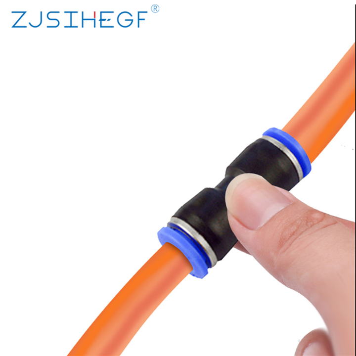 Zjsihegf Air Fitting Push to Connect Union for Air Hose/Pipe/Tube Connectors Fitting Pneumatic PU/PV/PY/PE/PZA/PK/PG