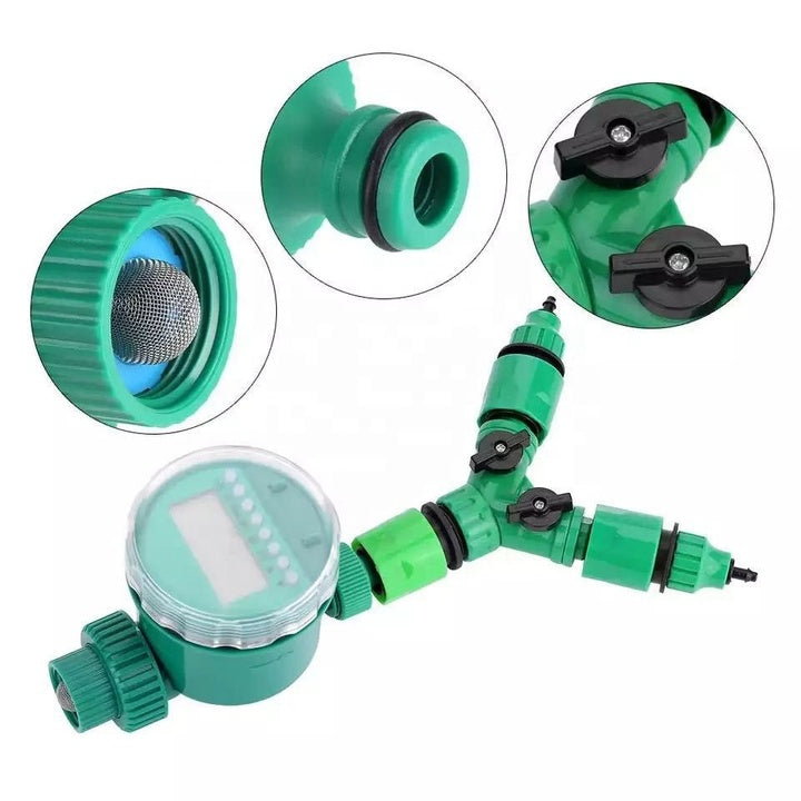 Green Automatic Intelligent Electronic Water Timer for Agricultural Irrigation