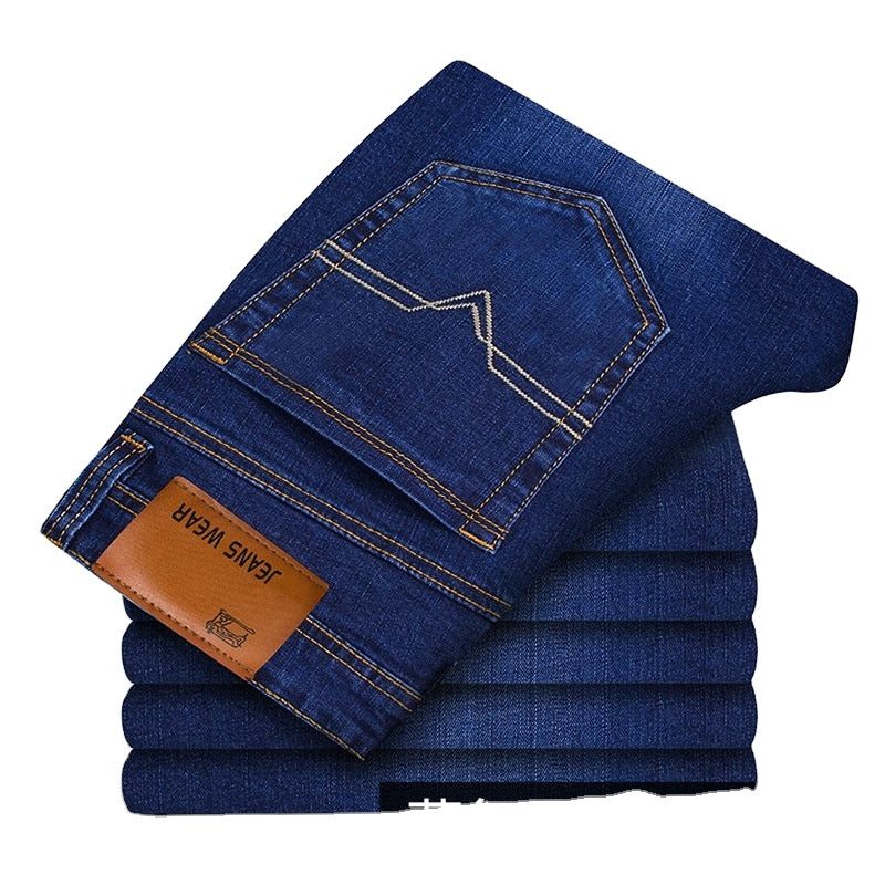 Ready to ship denim jeans for men slim fit pants skinny men's jeans pants man