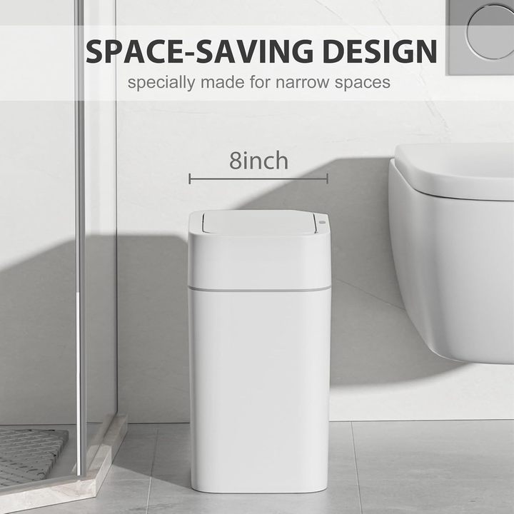 ELPHECO 12L 16L Smart Sensor Trash Can Automatic Motion Sensor Waste Bin for Home Kitchen Bathroom