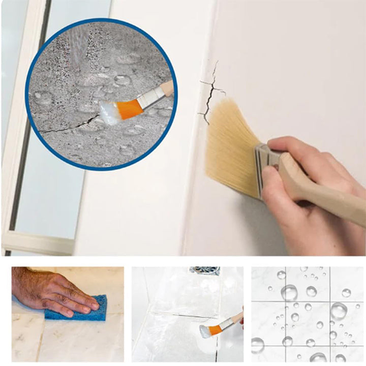 1000g 35oz Liquid Waterproof Sealant,Invisible Waterproof Agent Transparent Waterproof Adhesive Paint & Coating
