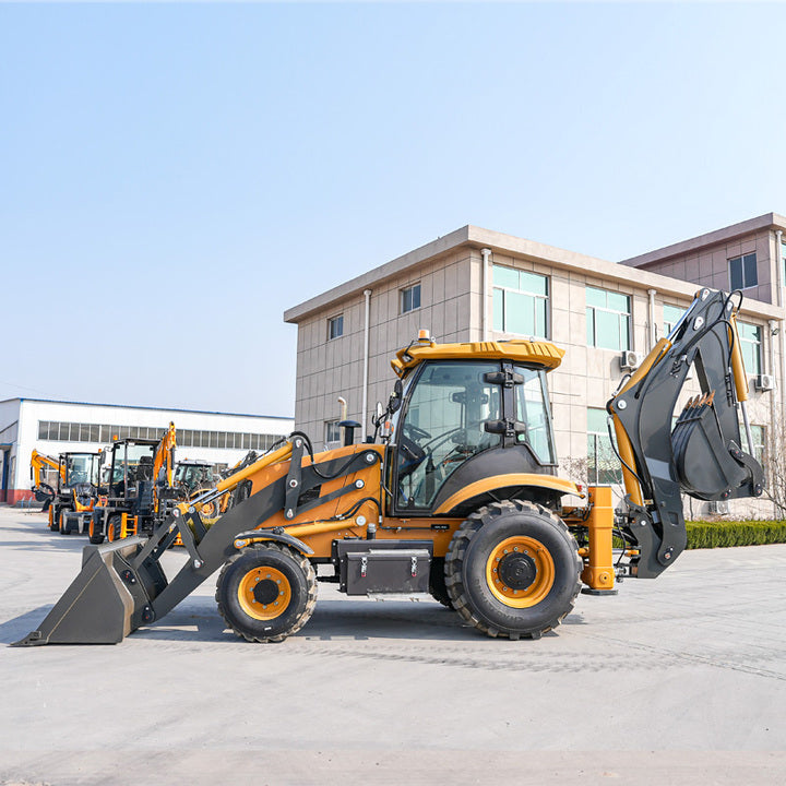 Manufacturer EPA Euro 5 Engine 4x4 Back Hoe Loader Retroexcavadora China Wheel Excavator Backhoe Loader