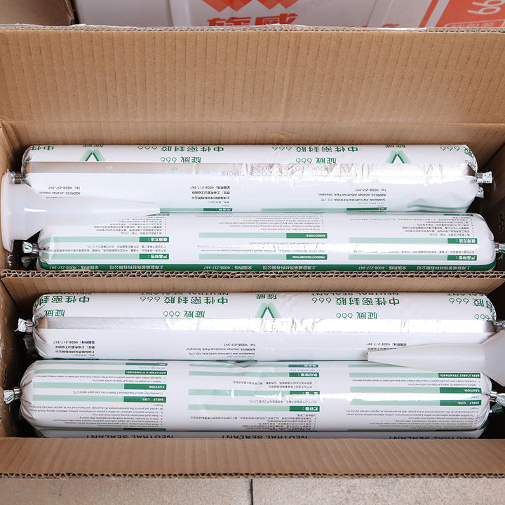 SV666 Factory Price No Smell 600ml PVC Pipe Oem One Conponent Waterproof Neutral Silicone Cure Silicon Sealant for Window & Door