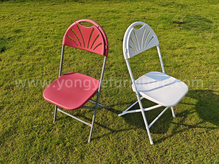 Top Quality Wholesale Foldable Chair Wedding Plastic Wimbledon Garden Chairs White Resin Folding Chair for Outdoor Event