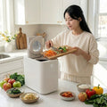 4.5L 650W Electric Household Compost Making Machines Stainless Steel Batch Feed Garbage Disposer with Silencer Technology
