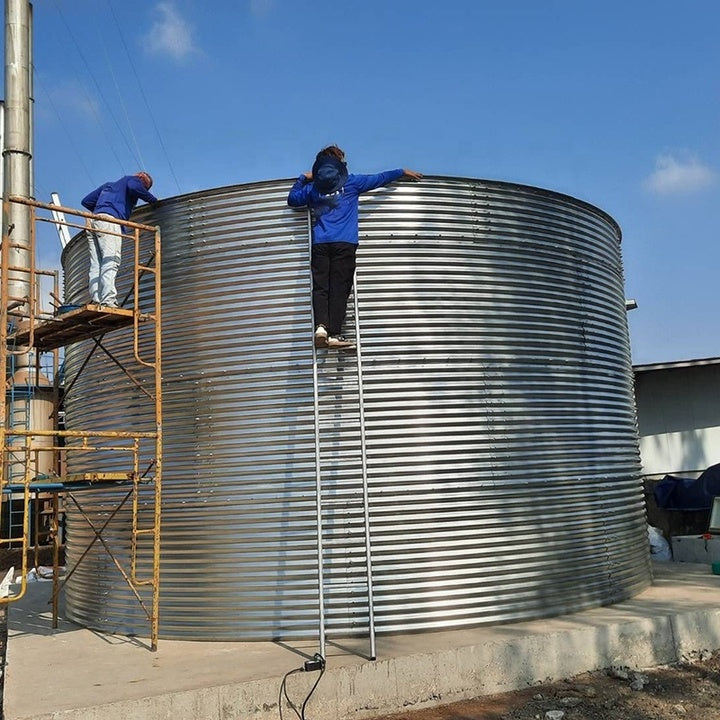 Cheap Corrugated Water Tank Irrigation System for Farms Arid Hill 100000 Liter Water Tank Factory Stock