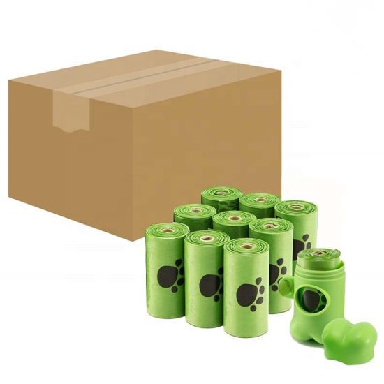 Eco-Friendly 100% Biodegradable Compostable Dog Poop Bags and Dispenser China Manufacturer Wholesale Plastic Dog Poop Bag Holder