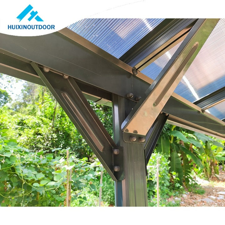 Polycarbonate Carport Shelter Canopy Car Parking Shed Outdoor Roof Aluminium Metal Carport
