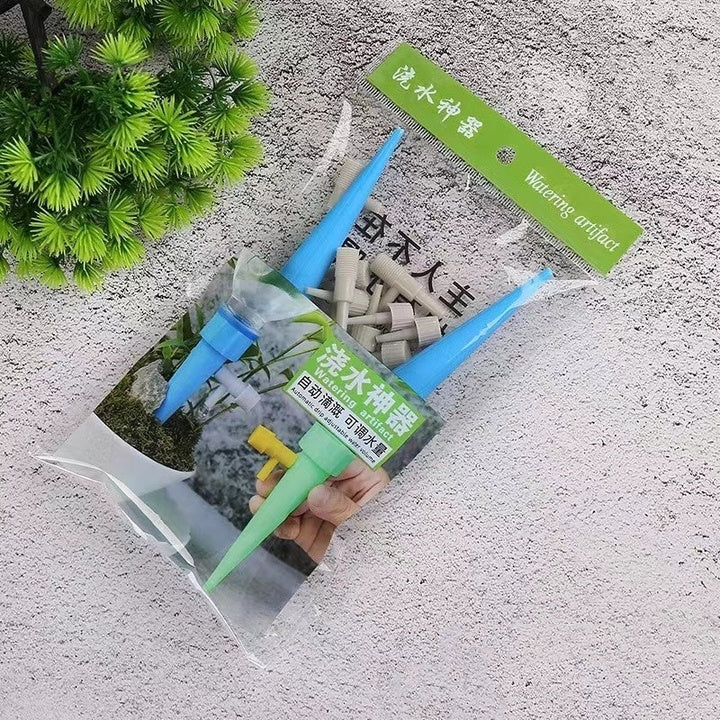 Plant Watering Spike Indoor Home Garden Automatic Drip Irrigation System Flower Pvc Self Water Saving