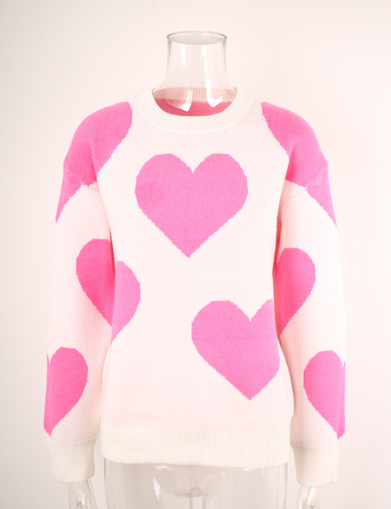 Trendy Women's Fashion Sweaters Winter Knitting Letter Crop Top Casual Street Wear Women Warm Red Sweater Top Fashionable