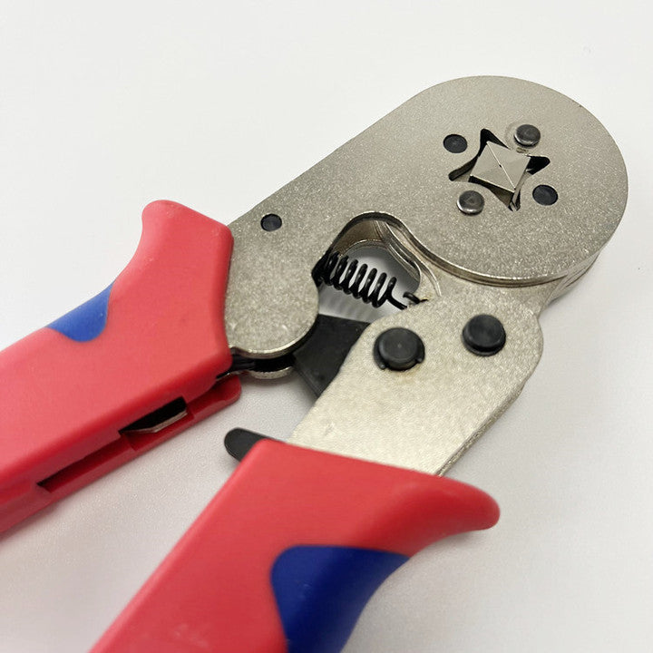 YTH Electroplated Ferrule Crimping Pliers High Carbon Steel Wire Terminal Crimper with TPR PP Handle