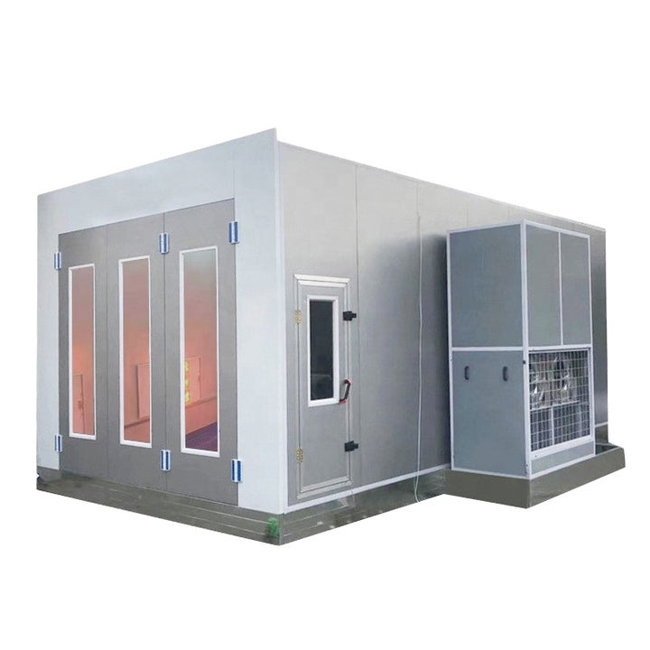 Professional Automotive Spray Booth with LED Lighting Diesel Heater for Efficient Vehicle Painting