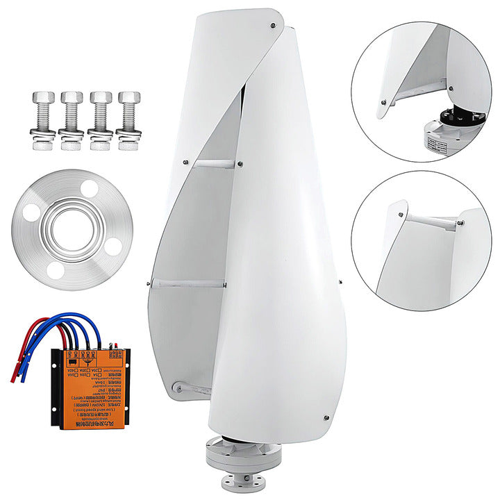 300W 500w 1kw 3kw 5kw 10KW Small Hybrid Solar Free Energy Electricity Generator Vertical Axis Wind Power System for Home Sale