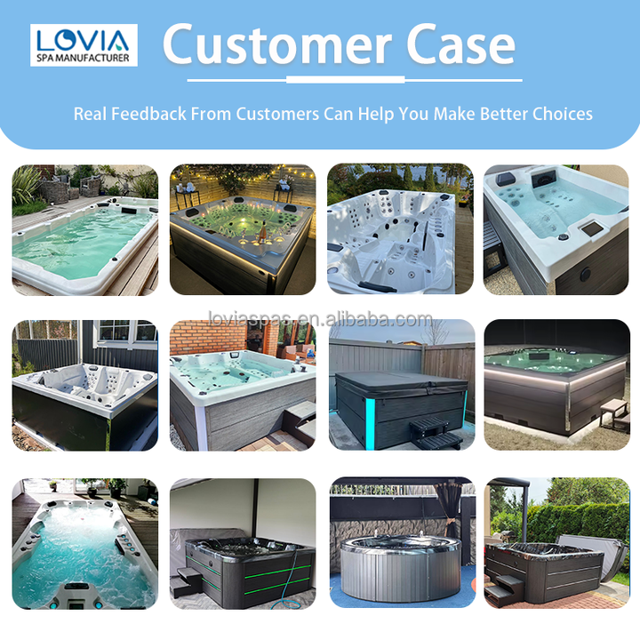Hot Sales Hot Tub Spa Hydromassage Jakuzzii whirlpool Outside Spa Bathtub Luxury Spa Mini Outdoor Hot Tub with online sale