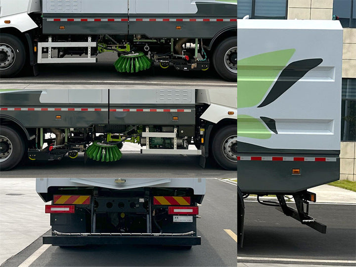 Yuxi Heavy Duty Engine-Powered Washing and Sweeping Truck with Pump Motor 276kWh Battery Sanitation Vehicle 13900kg
