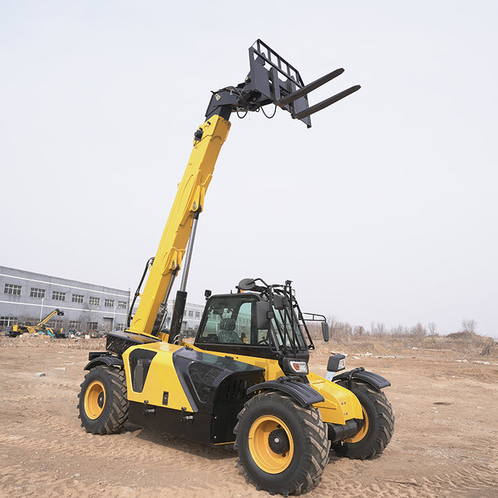 Chinese Mini Telescopic Loader 4x4 Diesel Engine Rough Terrain Forklift with Automatic Transmission