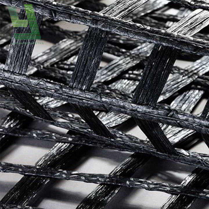 Soft Soil Reinforcement Polyester Geogrid Biaxial PET Geogrids in Bank Reinforcement Retaining Wall Geogid Price