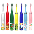 Electric Toothbrush Battery Type Cartoon Smart Children Toothbrushes for 3-15 Year Old Kids Waterproof Electric Child Toothbrush