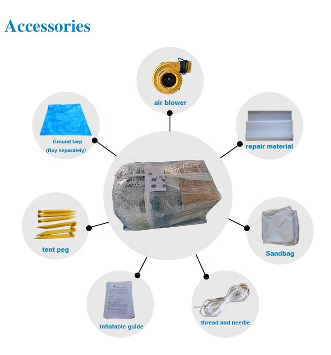 OEM Outdoor Large Event Party Inflatable Airplane Garage Hangar Shelter Tent Giant Blow up Car Cover Tunnel Warehouse Tent