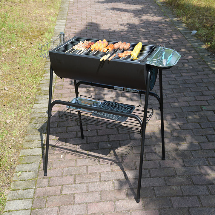 High Quality Wood Stove with Oven Korean Charcoal Barbecue Grill