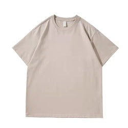 Wholesale Custom Plain Blank 230 gsm Oversized T Shirt Cotton T-shirts For Men