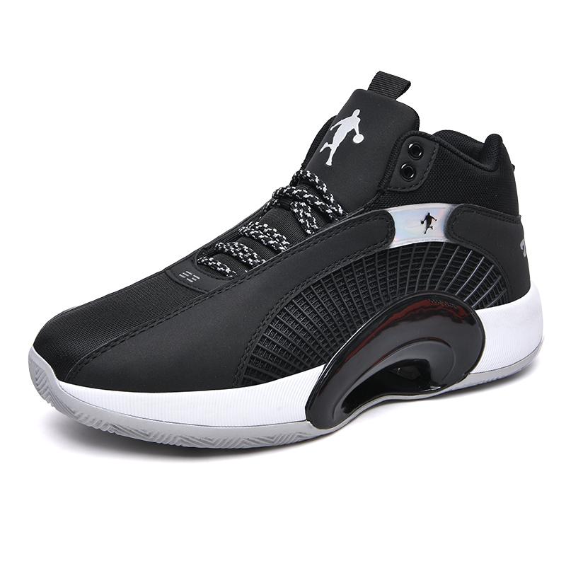 new designs brand logo customized high quality composite sole professional pu men sneakers air sport basketball shoes