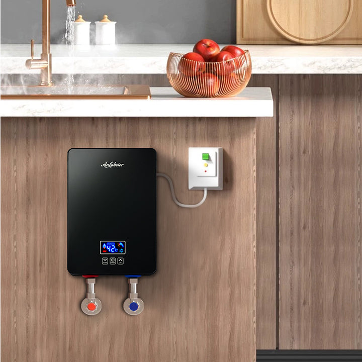 220V 240V House Bathroom Shower Hot Water Heaters Wall Mount Instant Geyser 6000W Heating Water Heaters