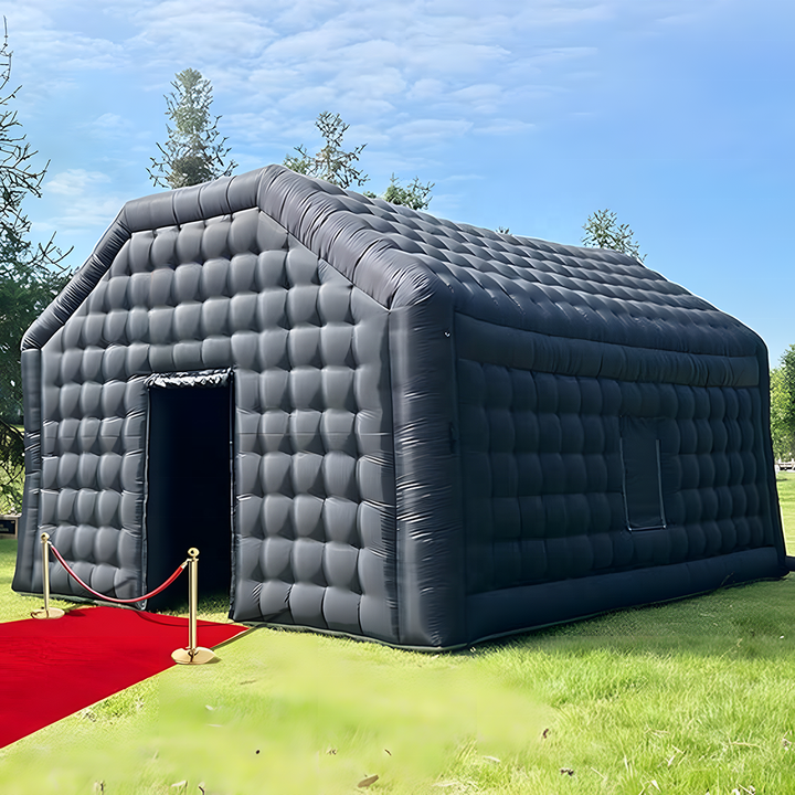 Outdoor Disco Commercial Large Inflatable White Cube Tent Led Inflatable Nightclub