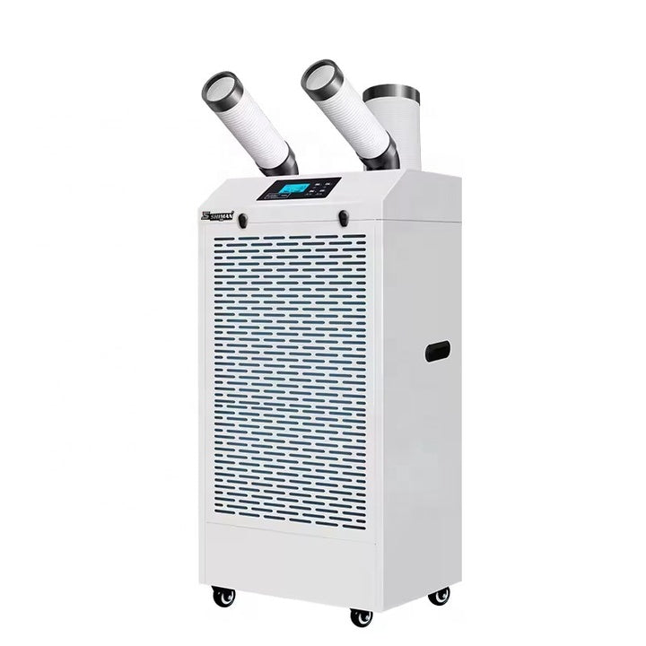 Shiman 1500W 220V DC Fan Motors 600m/h Portable Industrial Air Conditioner Spot Cooler Floor Standing 1 Year Warranty