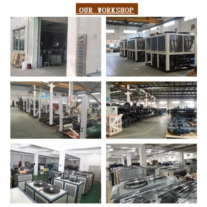 High Quality Industrial Water Chiller with High and Low Pressure Gauge