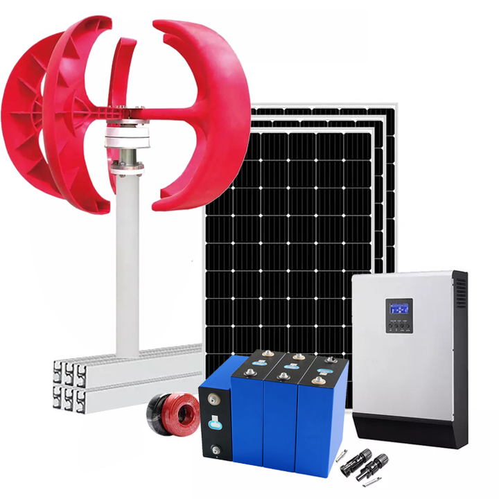 ELEGE Home Solar System 5kw Wind Turbine10kw System Inverse Control Integrated Power Supply System